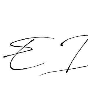 The best way (Antro_Vectra) to make a short signature is to pick only two or three words in your name. The name E B include a total of six letters. For converting this name. E B signature style 6 images and pictures png