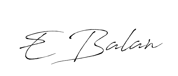 Once you've used our free online signature maker to create your best signature Antro_Vectra style, it's time to enjoy all of the benefits that E Balan name signing documents. E Balan signature style 6 images and pictures png