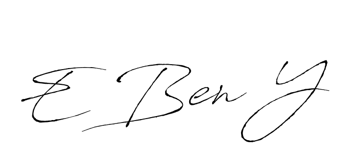 You can use this online signature creator to create a handwritten signature for the name E Ben Y. This is the best online autograph maker. E Ben Y signature style 6 images and pictures png