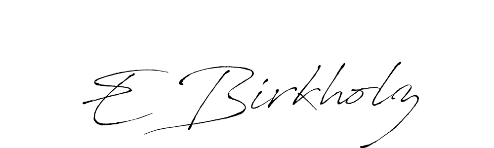 Best and Professional Signature Style for E Birkholz. Antro_Vectra Best Signature Style Collection. E Birkholz signature style 6 images and pictures png