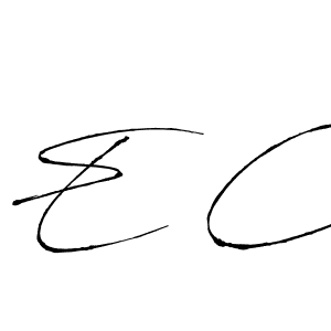 if you are searching for the best signature style for your name E C. so please give up your signature search. here we have designed multiple signature styles  using Antro_Vectra. E C signature style 6 images and pictures png