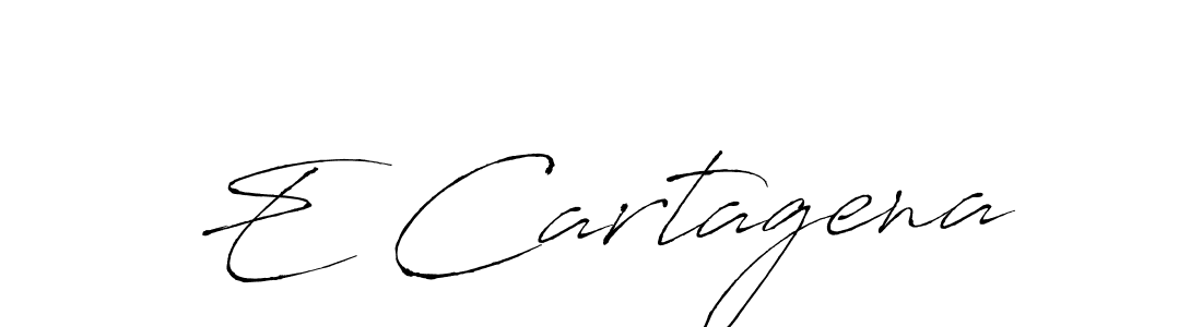 This is the best signature style for the E Cartagena name. Also you like these signature font (Antro_Vectra). Mix name signature. E Cartagena signature style 6 images and pictures png