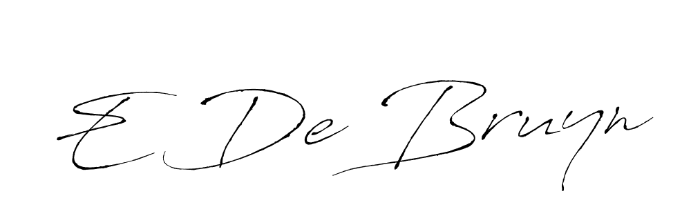 You can use this online signature creator to create a handwritten signature for the name E De Bruyn. This is the best online autograph maker. E De Bruyn signature style 6 images and pictures png