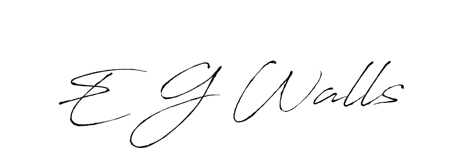 This is the best signature style for the E G Walls name. Also you like these signature font (Antro_Vectra). Mix name signature. E G Walls signature style 6 images and pictures png