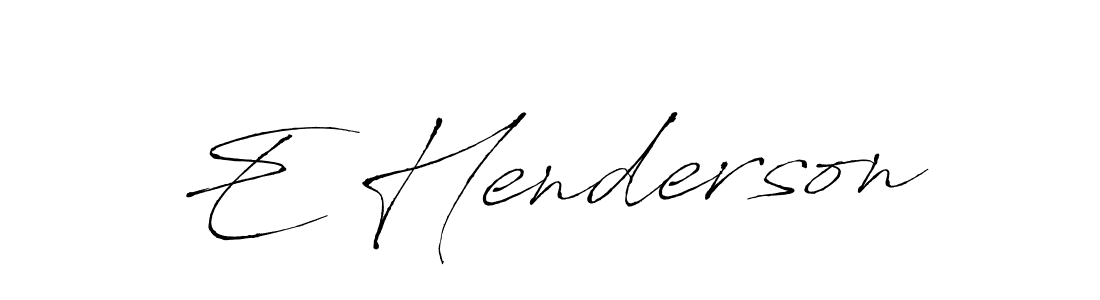 Also we have E Henderson name is the best signature style. Create professional handwritten signature collection using Antro_Vectra autograph style. E Henderson signature style 6 images and pictures png