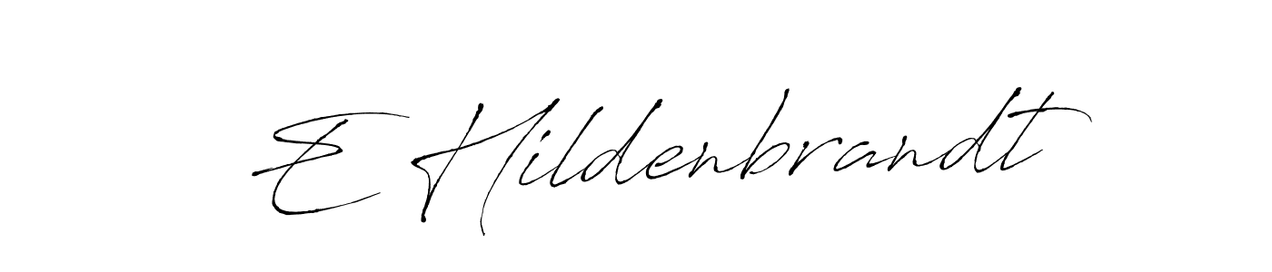 Antro_Vectra is a professional signature style that is perfect for those who want to add a touch of class to their signature. It is also a great choice for those who want to make their signature more unique. Get E Hildenbrandt name to fancy signature for free. E Hildenbrandt signature style 6 images and pictures png