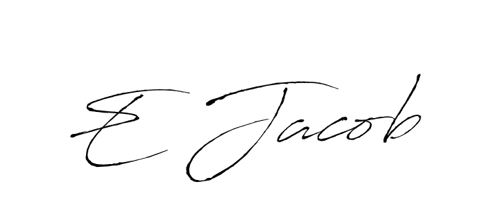 Antro_Vectra is a professional signature style that is perfect for those who want to add a touch of class to their signature. It is also a great choice for those who want to make their signature more unique. Get E Jacob name to fancy signature for free. E Jacob signature style 6 images and pictures png