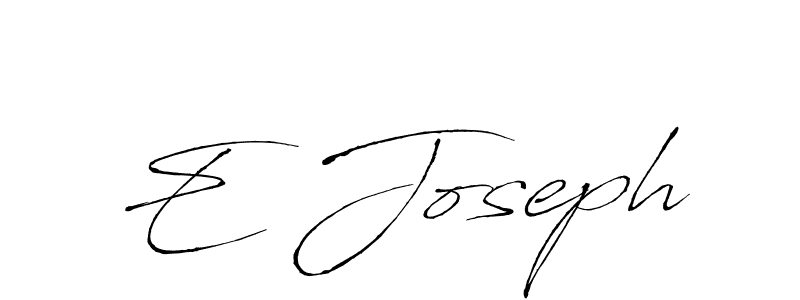 Also we have E Joseph name is the best signature style. Create professional handwritten signature collection using Antro_Vectra autograph style. E Joseph signature style 6 images and pictures png