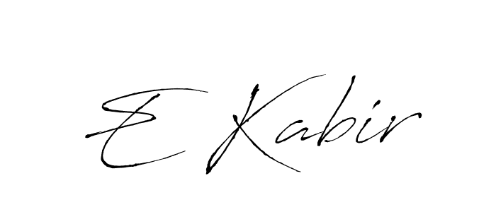 It looks lik you need a new signature style for name E Kabir. Design unique handwritten (Antro_Vectra) signature with our free signature maker in just a few clicks. E Kabir signature style 6 images and pictures png