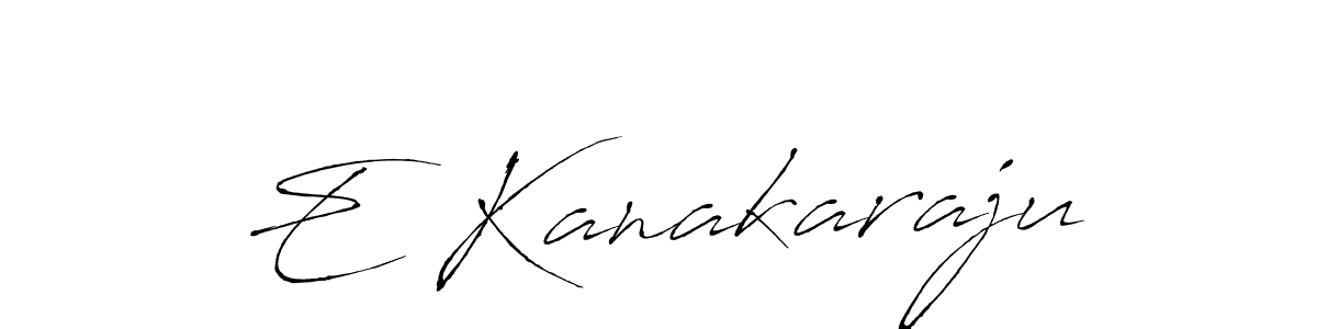 Also You can easily find your signature by using the search form. We will create E Kanakaraju name handwritten signature images for you free of cost using Antro_Vectra sign style. E Kanakaraju signature style 6 images and pictures png