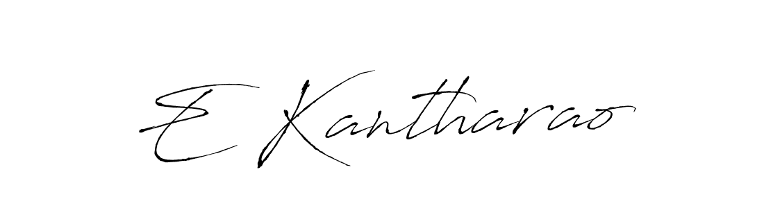 This is the best signature style for the E Kantharao name. Also you like these signature font (Antro_Vectra). Mix name signature. E Kantharao signature style 6 images and pictures png