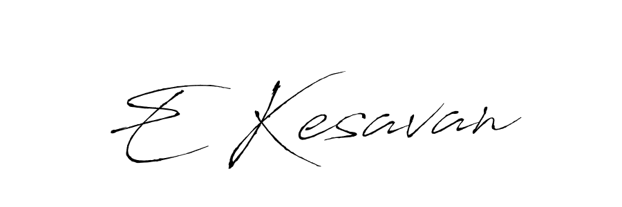if you are searching for the best signature style for your name E Kesavan. so please give up your signature search. here we have designed multiple signature styles  using Antro_Vectra. E Kesavan signature style 6 images and pictures png