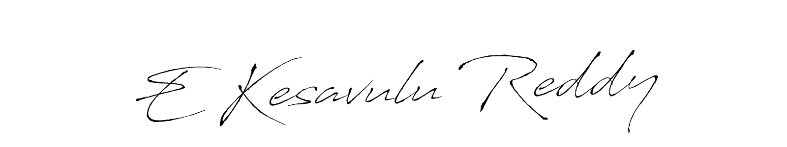 Also we have E Kesavulu Reddy name is the best signature style. Create professional handwritten signature collection using Antro_Vectra autograph style. E Kesavulu Reddy signature style 6 images and pictures png