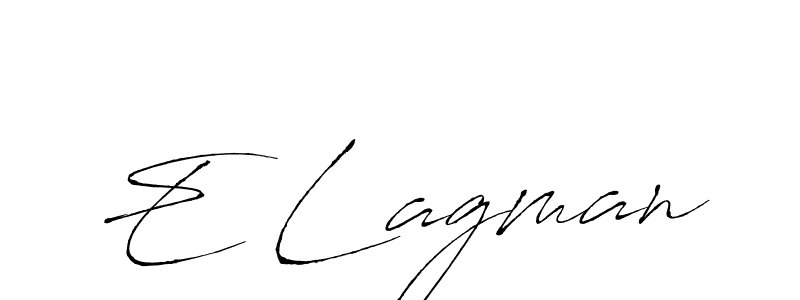 Once you've used our free online signature maker to create your best signature Antro_Vectra style, it's time to enjoy all of the benefits that E Lagman name signing documents. E Lagman signature style 6 images and pictures png