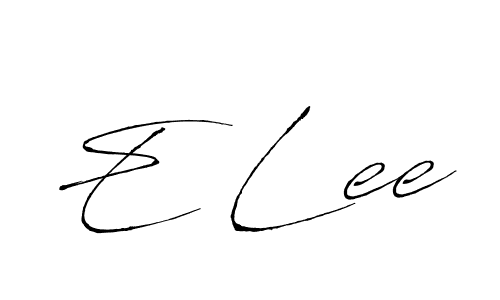 Antro_Vectra is a professional signature style that is perfect for those who want to add a touch of class to their signature. It is also a great choice for those who want to make their signature more unique. Get E Lee name to fancy signature for free. E Lee signature style 6 images and pictures png