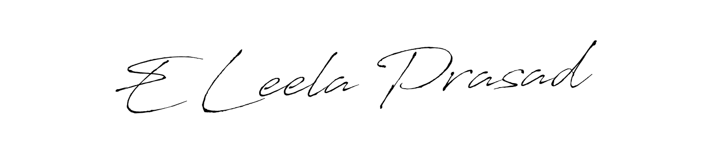 Also You can easily find your signature by using the search form. We will create E Leela Prasad name handwritten signature images for you free of cost using Antro_Vectra sign style. E Leela Prasad signature style 6 images and pictures png
