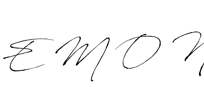 Also You can easily find your signature by using the search form. We will create E M O N name handwritten signature images for you free of cost using Antro_Vectra sign style. E M O N signature style 6 images and pictures png