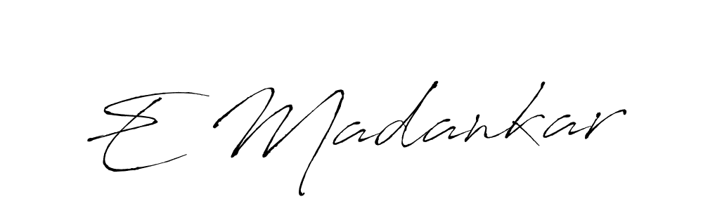 How to Draw E Madankar signature style? Antro_Vectra is a latest design signature styles for name E Madankar. E Madankar signature style 6 images and pictures png