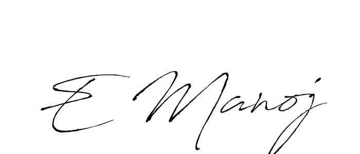 Once you've used our free online signature maker to create your best signature Antro_Vectra style, it's time to enjoy all of the benefits that E Manoj name signing documents. E Manoj signature style 6 images and pictures png