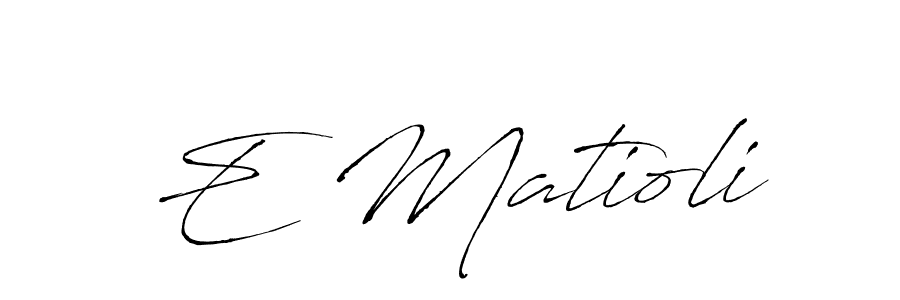 This is the best signature style for the E Matioli name. Also you like these signature font (Antro_Vectra). Mix name signature. E Matioli signature style 6 images and pictures png