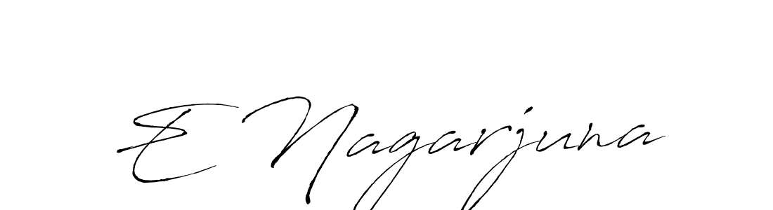 Antro_Vectra is a professional signature style that is perfect for those who want to add a touch of class to their signature. It is also a great choice for those who want to make their signature more unique. Get E Nagarjuna name to fancy signature for free. E Nagarjuna signature style 6 images and pictures png