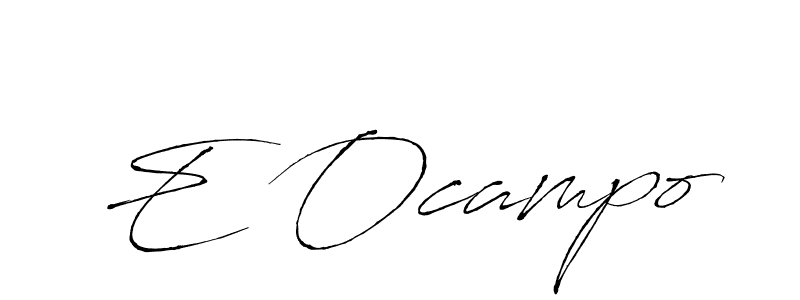 Here are the top 10 professional signature styles for the name E Ocampo. These are the best autograph styles you can use for your name. E Ocampo signature style 6 images and pictures png