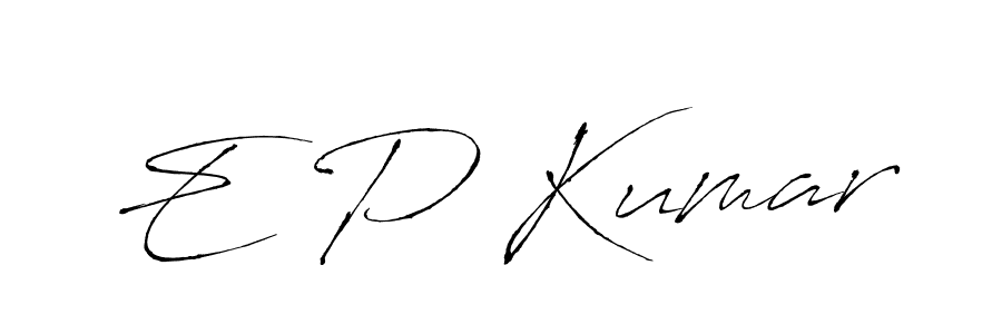 Once you've used our free online signature maker to create your best signature Antro_Vectra style, it's time to enjoy all of the benefits that E P Kumar name signing documents. E P Kumar signature style 6 images and pictures png