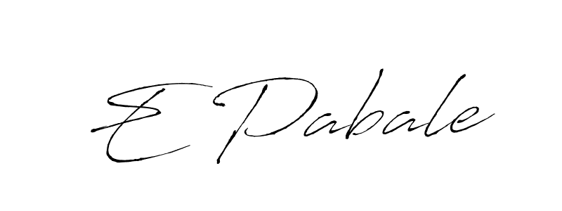 Also You can easily find your signature by using the search form. We will create E Pabale name handwritten signature images for you free of cost using Antro_Vectra sign style. E Pabale signature style 6 images and pictures png