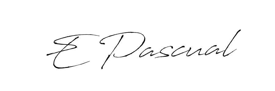 Also You can easily find your signature by using the search form. We will create E Pascual name handwritten signature images for you free of cost using Antro_Vectra sign style. E Pascual signature style 6 images and pictures png