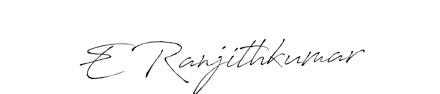 Similarly Antro_Vectra is the best handwritten signature design. Signature creator online .You can use it as an online autograph creator for name E Ranjithkumar. E Ranjithkumar signature style 6 images and pictures png