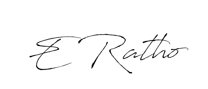 You should practise on your own different ways (Antro_Vectra) to write your name (E Ratho) in signature. don't let someone else do it for you. E Ratho signature style 6 images and pictures png