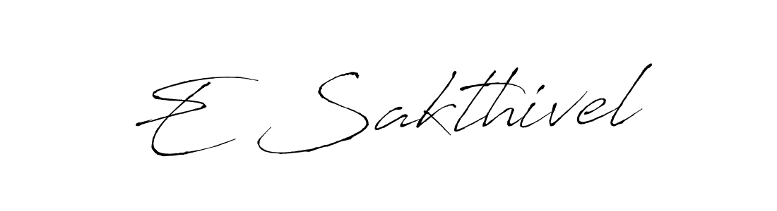 Make a beautiful signature design for name E Sakthivel. Use this online signature maker to create a handwritten signature for free. E Sakthivel signature style 6 images and pictures png