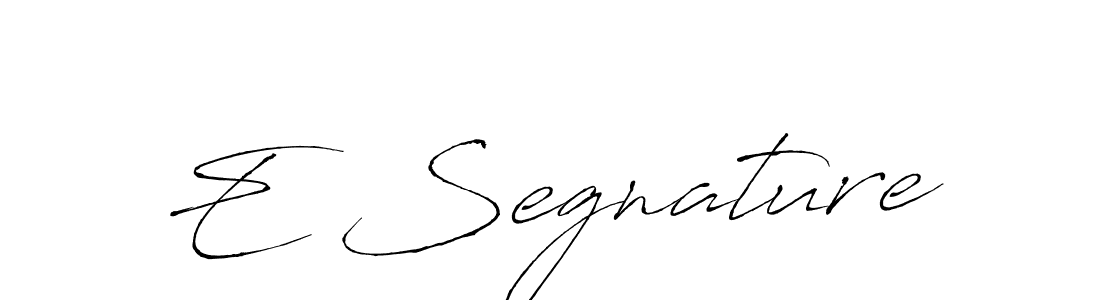 Use a signature maker to create a handwritten signature online. With this signature software, you can design (Antro_Vectra) your own signature for name E Segnature. E Segnature signature style 6 images and pictures png