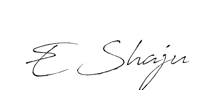 How to Draw E Shaju signature style? Antro_Vectra is a latest design signature styles for name E Shaju. E Shaju signature style 6 images and pictures png