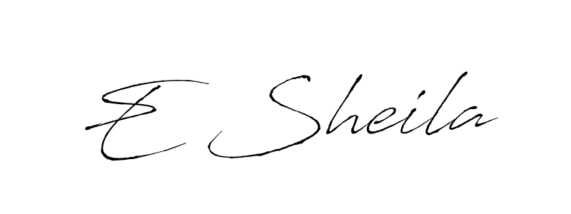 How to Draw E Sheila signature style? Antro_Vectra is a latest design signature styles for name E Sheila. E Sheila signature style 6 images and pictures png