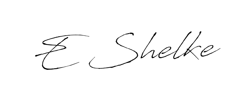 You should practise on your own different ways (Antro_Vectra) to write your name (E Shelke) in signature. don't let someone else do it for you. E Shelke signature style 6 images and pictures png