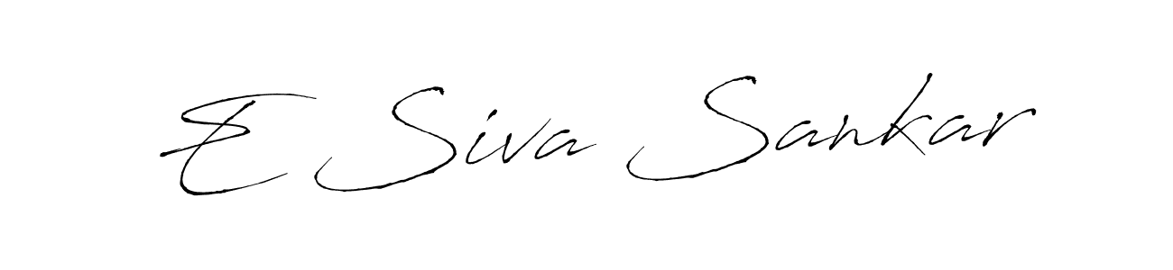 How to Draw E Siva Sankar signature style? Antro_Vectra is a latest design signature styles for name E Siva Sankar. E Siva Sankar signature style 6 images and pictures png