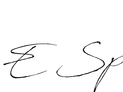 Use a signature maker to create a handwritten signature online. With this signature software, you can design (Antro_Vectra) your own signature for name E Sp. E Sp signature style 6 images and pictures png