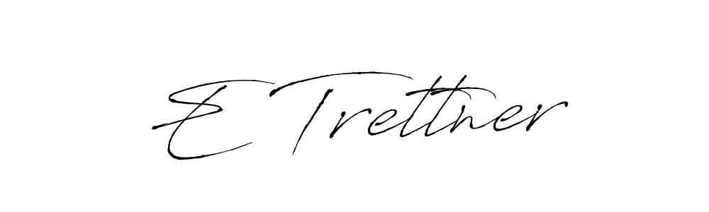 if you are searching for the best signature style for your name E Trettner. so please give up your signature search. here we have designed multiple signature styles  using Antro_Vectra. E Trettner signature style 6 images and pictures png