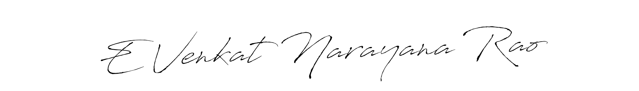 Make a beautiful signature design for name E Venkat Narayana Rao. Use this online signature maker to create a handwritten signature for free. E Venkat Narayana Rao signature style 6 images and pictures png
