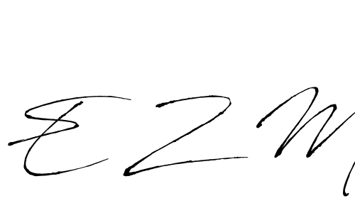 Once you've used our free online signature maker to create your best signature Antro_Vectra style, it's time to enjoy all of the benefits that E Z M name signing documents. E Z M signature style 6 images and pictures png