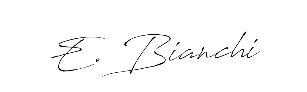 It looks lik you need a new signature style for name E. Bianchi. Design unique handwritten (Antro_Vectra) signature with our free signature maker in just a few clicks. E. Bianchi signature style 6 images and pictures png