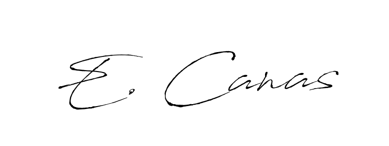 Once you've used our free online signature maker to create your best signature Antro_Vectra style, it's time to enjoy all of the benefits that E. Canas name signing documents. E. Canas signature style 6 images and pictures png