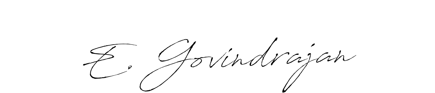 Here are the top 10 professional signature styles for the name E. Govindrajan. These are the best autograph styles you can use for your name. E. Govindrajan signature style 6 images and pictures png