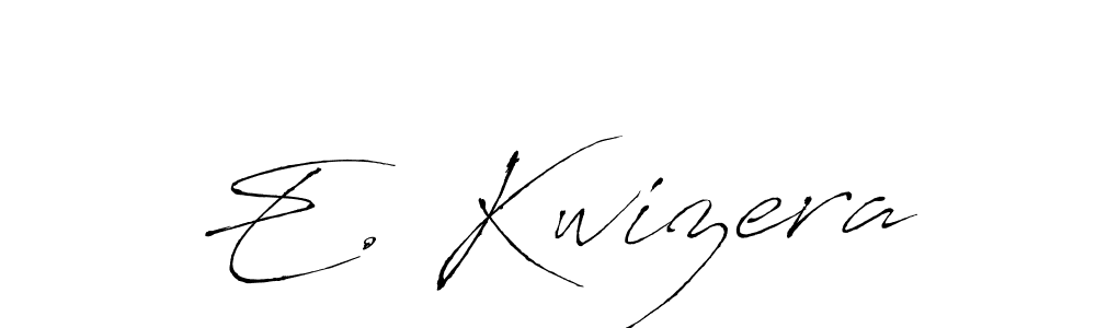 Also You can easily find your signature by using the search form. We will create E. Kwizera name handwritten signature images for you free of cost using Antro_Vectra sign style. E. Kwizera signature style 6 images and pictures png