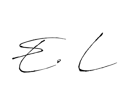 Use a signature maker to create a handwritten signature online. With this signature software, you can design (Antro_Vectra) your own signature for name E. L. E. L signature style 6 images and pictures png