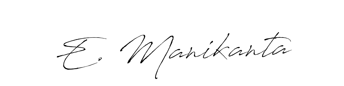 Also we have E. Manikanta name is the best signature style. Create professional handwritten signature collection using Antro_Vectra autograph style. E. Manikanta signature style 6 images and pictures png