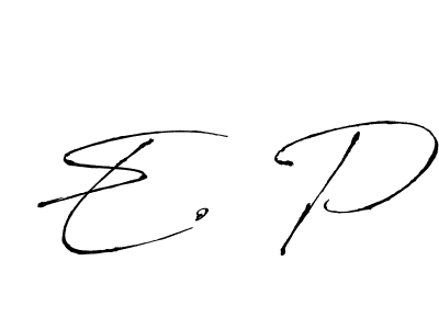 Best and Professional Signature Style for E. P. Antro_Vectra Best Signature Style Collection. E. P signature style 6 images and pictures png