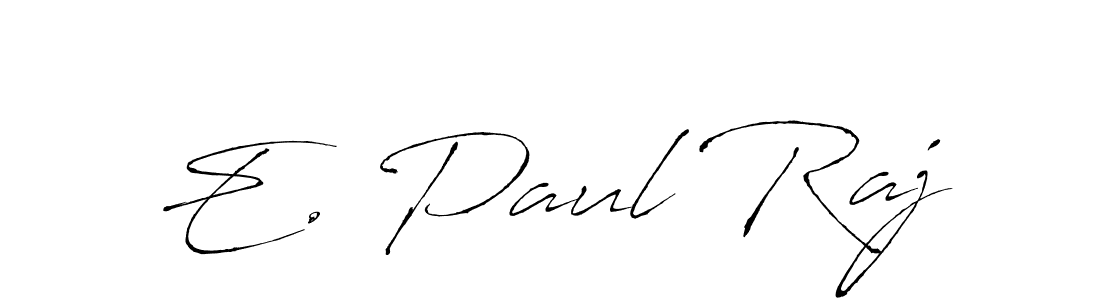 Also You can easily find your signature by using the search form. We will create E. Paul Raj name handwritten signature images for you free of cost using Antro_Vectra sign style. E. Paul Raj signature style 6 images and pictures png