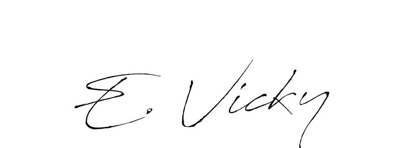 Here are the top 10 professional signature styles for the name E. Vicky. These are the best autograph styles you can use for your name. E. Vicky signature style 6 images and pictures png